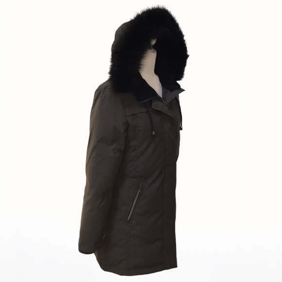 Vince Camuto Luxe Faux-Fur Hooded Jacket-Coat - S - Picture 6 of 17